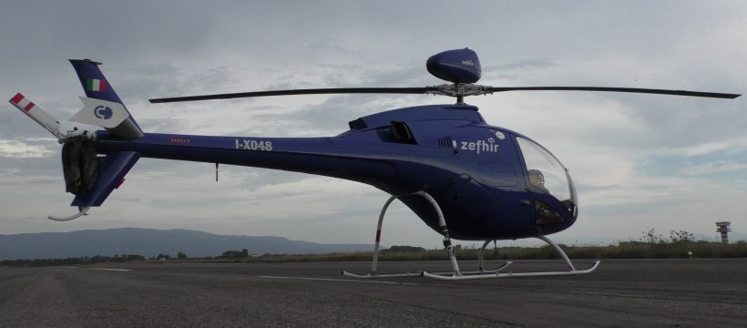 Zefhir Helicopter with Junkers Profly HRS 2000 Emergency Parachute