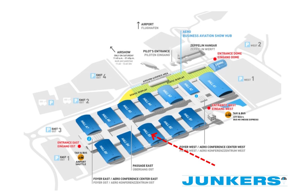 Junkers Profly – Ihr findet uns in Halle B3 Stand 404